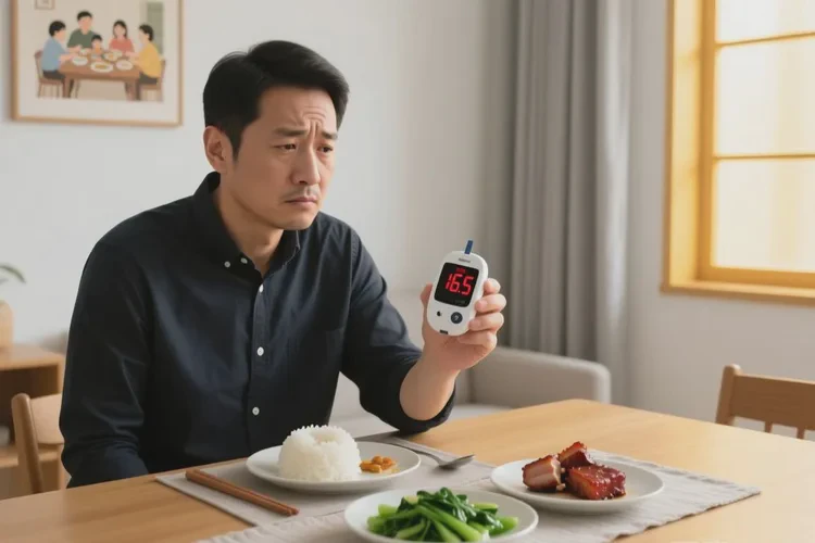 35岁晚餐血糖16.5是怎么回事(图1)