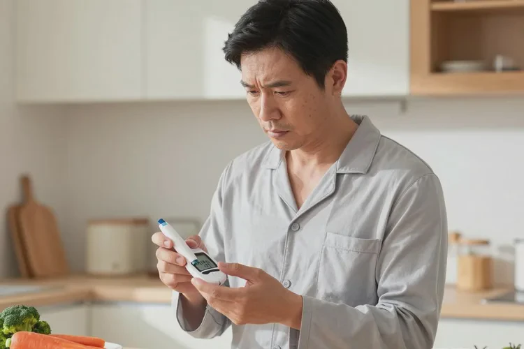 35岁晚餐血糖22.4是怎么回事(图1)