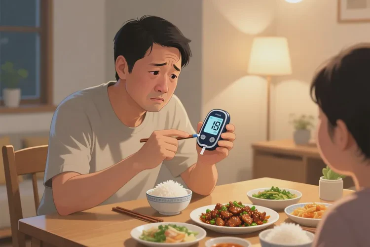 36岁晚餐血糖18.2是怎么回事(图1)