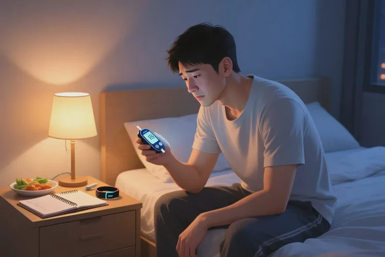 35岁晚上血糖12.8是怎么回事(图1)