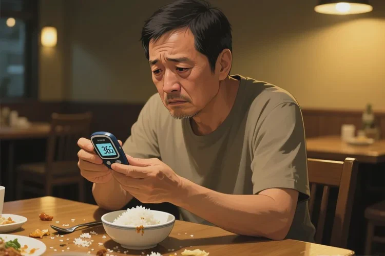 36歲晚餐血糖19.9是怎么回事(圖1)