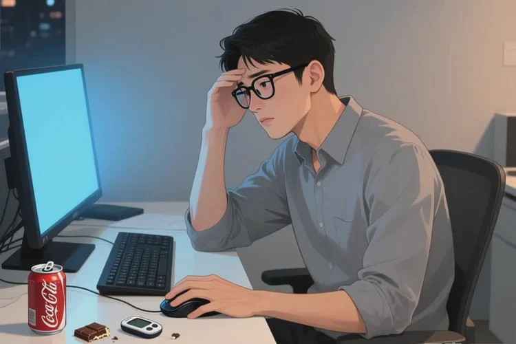 36歲晚餐血糖22.6是怎么回事(圖3)