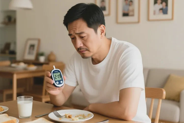 36歲晚餐血糖21.9是怎么回事(圖1)