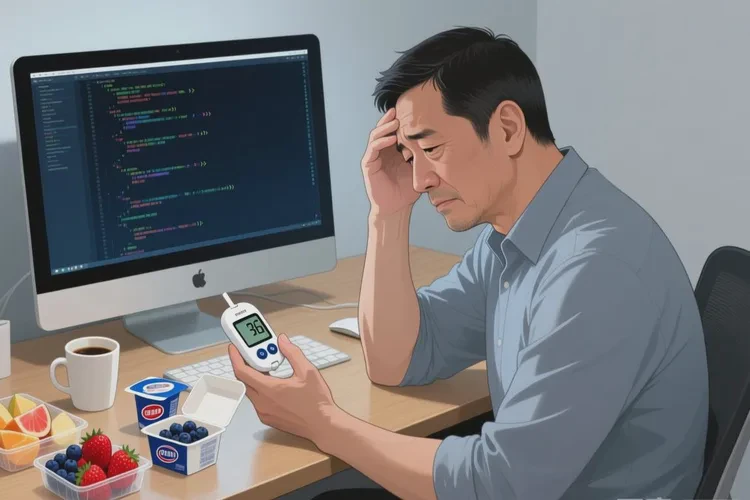 36岁空腹血糖6点4是怎么回事(图1)