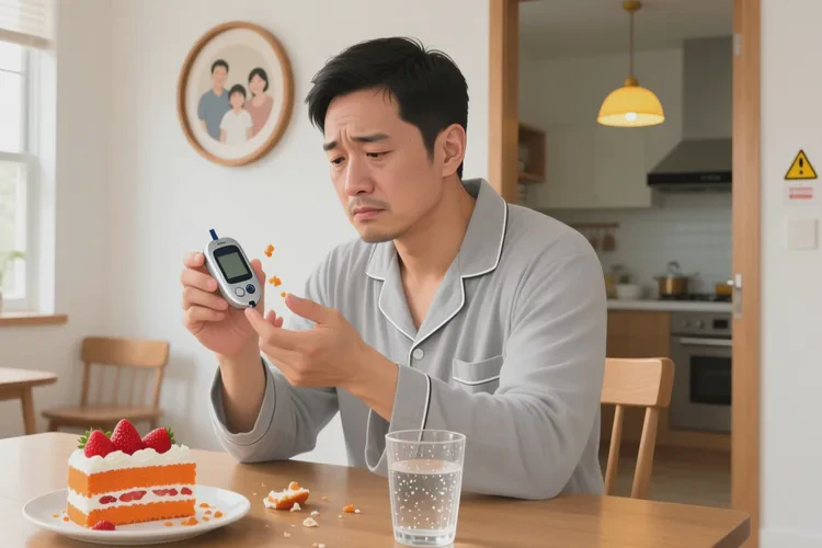 36歲晚餐血糖22.7是怎么回事(圖1)