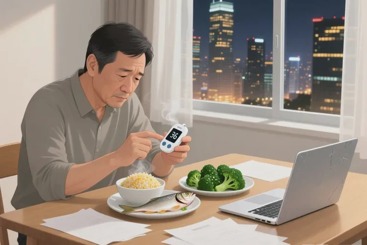 36岁晚餐血糖5.5是怎么回事(图1)