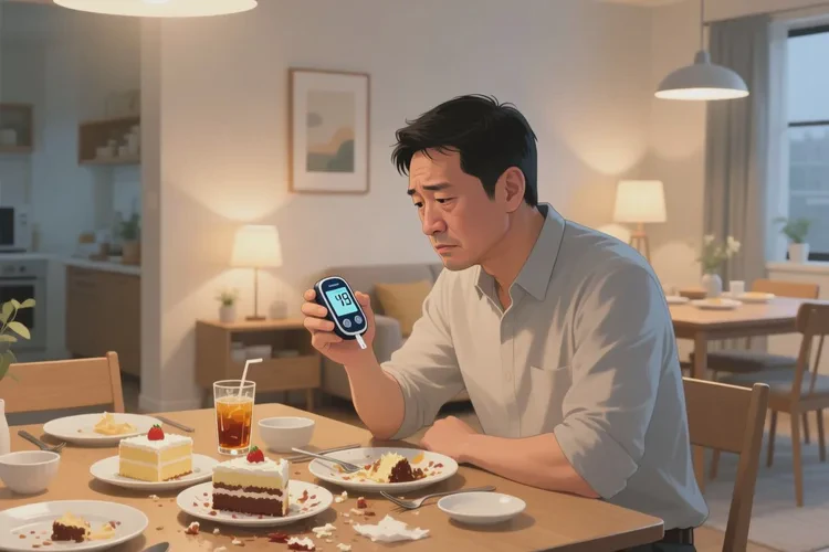 36岁晚餐血糖17.7是怎么回事(图1)