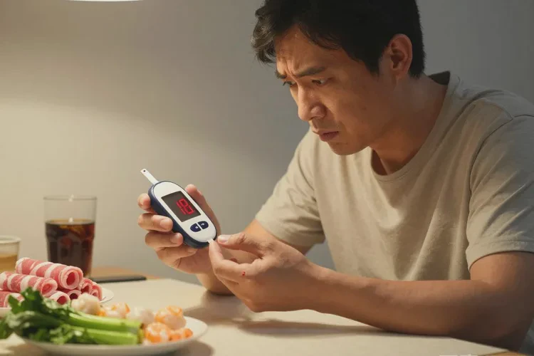 36歲晚餐血糖26.2是怎么回事(圖1)