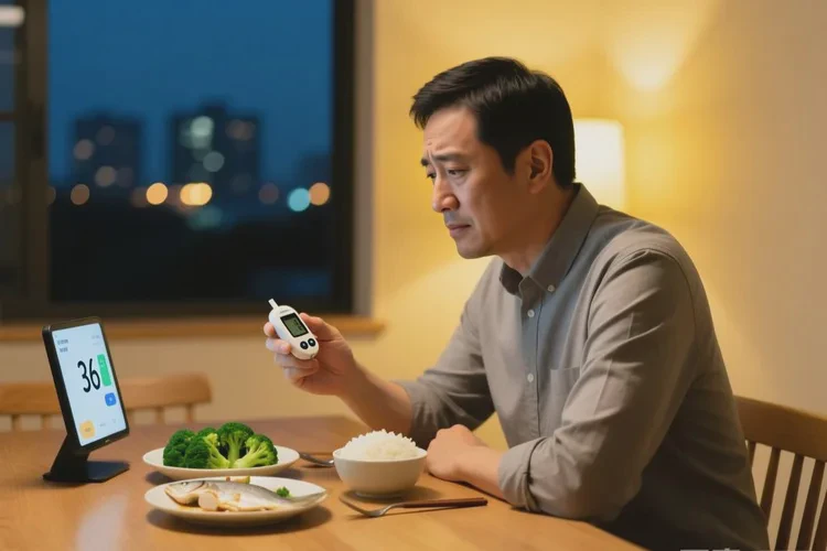 36歲晚餐血糖8.8是怎么回事(圖1)