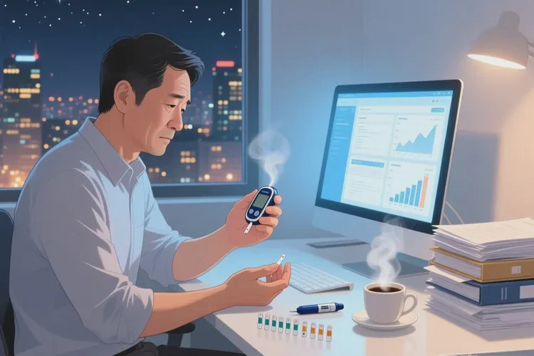 35歲晚上血糖7.7是怎么回事(圖1)