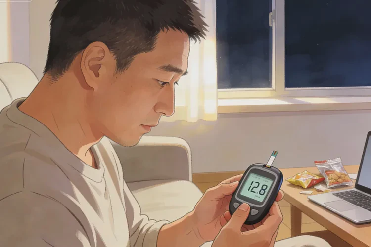 35歲睡前血糖12.8是怎么回事(圖1)