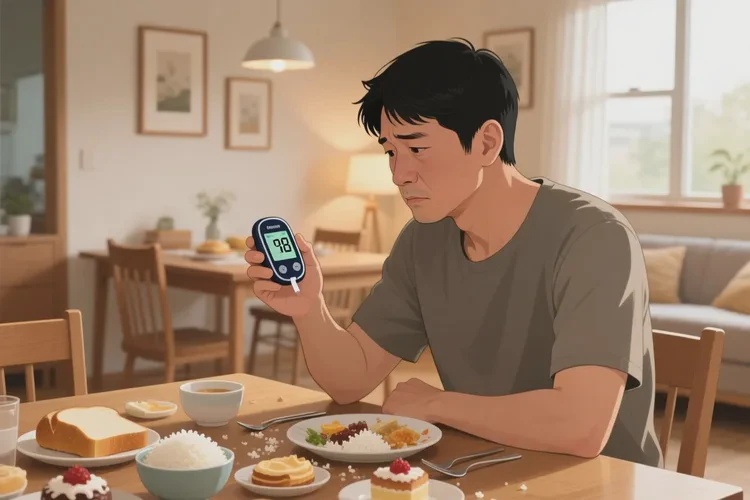 36岁晚餐血糖24.4是怎么回事(图1)