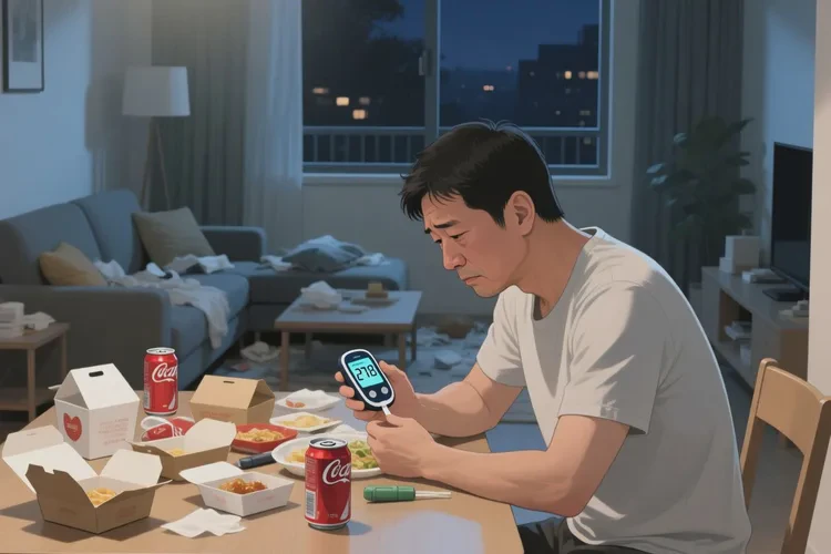 36岁晚餐血糖27.8是怎么回事(图1)