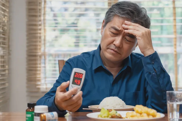 43歲中餐血糖20點(diǎn)9是怎么回事(圖1)