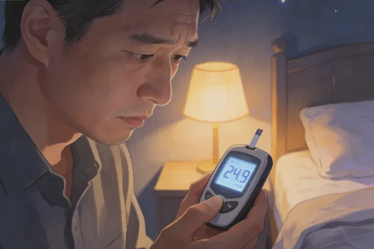 35岁睡前血糖24.9是怎么回事(图1)