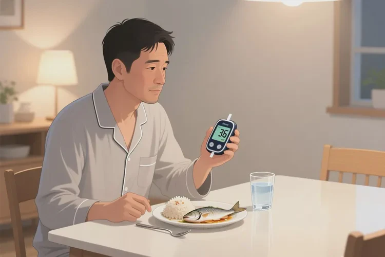 36歲晚餐血糖6.4是怎么回事(圖1)