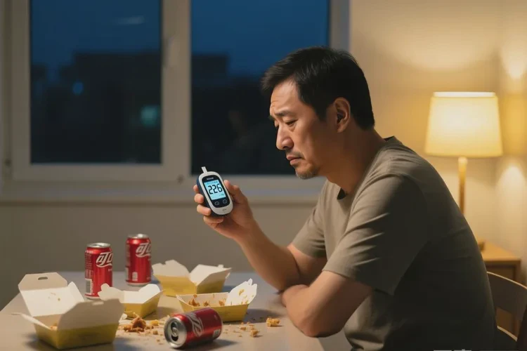 36歲晚餐血糖22.6是怎么回事(圖1)