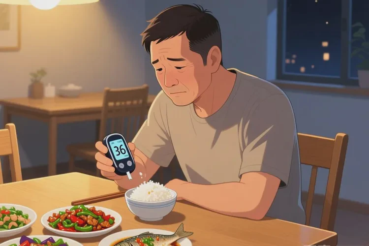 36歲晚餐血糖16.3是怎么回事(圖1)