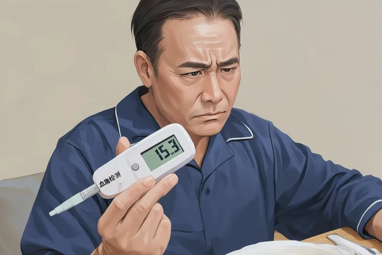 43岁中餐血糖15.3是怎么回事(图1)
