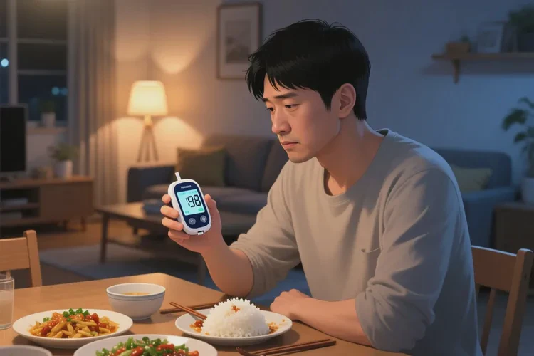 36歲晚餐血糖9.7是怎么回事(圖1)