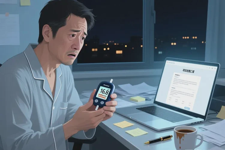 35岁晚上血糖27.8是怎么回事(图1)