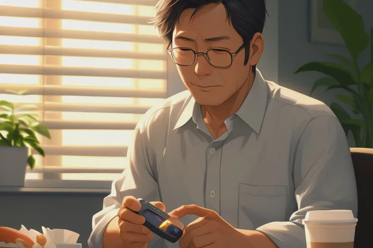 42歲中午血糖12點(diǎn)2是怎么回事(圖1)