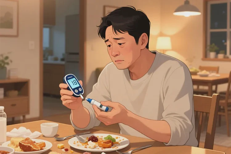 36歲晚餐血糖17.2是怎么回事(圖1)