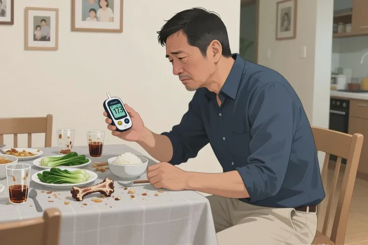 36岁晚餐血糖17.3是怎么回事(图1)