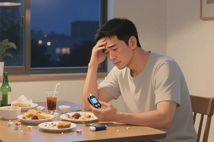 36岁晚餐血糖23.6是怎么回事(图1)