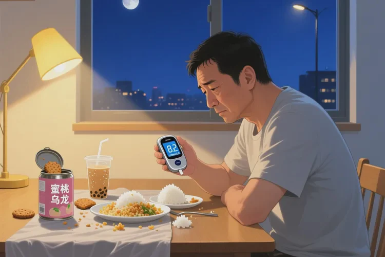 36歲晚餐血糖23.1是怎么回事(圖1)