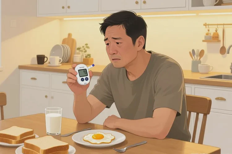 36歲早餐血糖20.2是怎么回事(圖1)