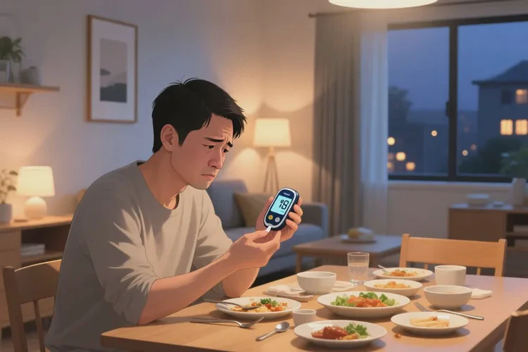 36歲晚餐血糖26.8是怎么回事(圖1)