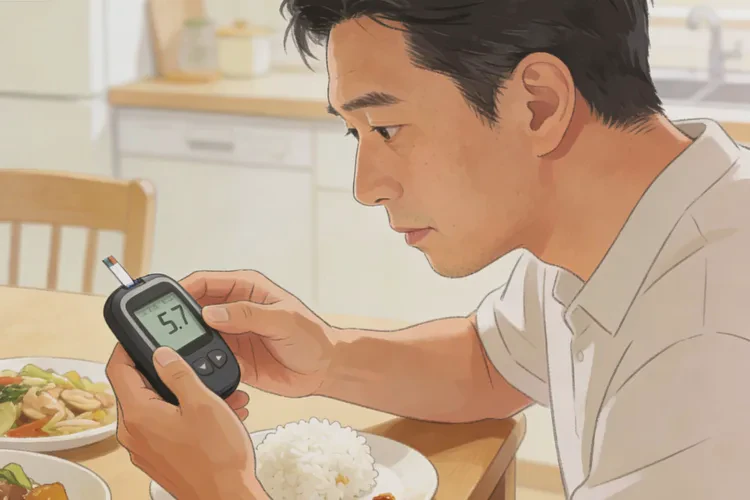 35岁晚上血糖5.7是怎么回事(图1)