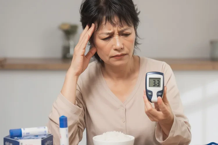 43岁中餐血糖3点3是怎么回事(图1)