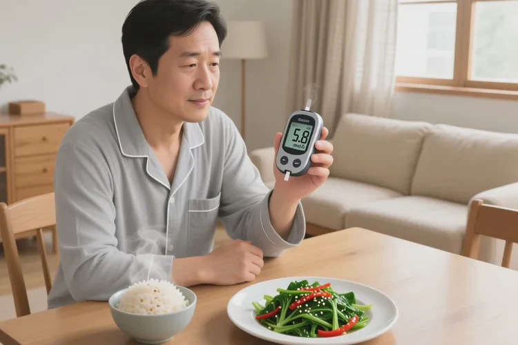 36岁晚餐血糖7.5是怎么回事(图1)