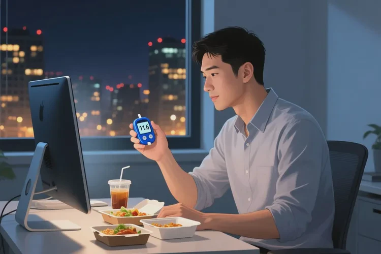 36歲晚餐血糖11點(diǎn)6是怎么回事(圖1)