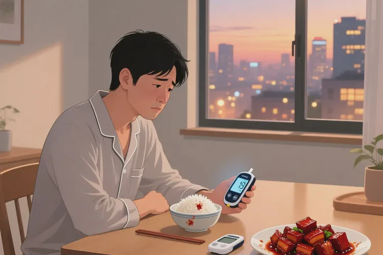 36岁晚餐血糖16.1是怎么回事(图1)