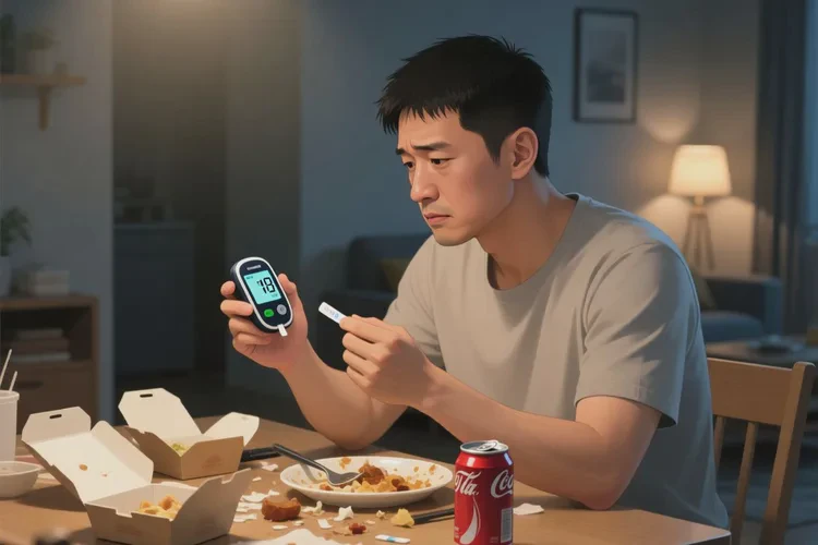 36歲晚餐血糖19.3是怎么回事(圖1)