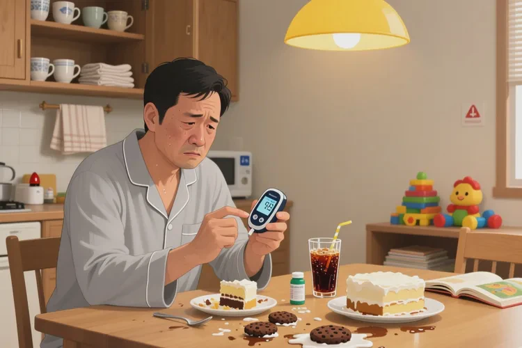 36歲晚餐血糖21.0是怎么回事(圖1)