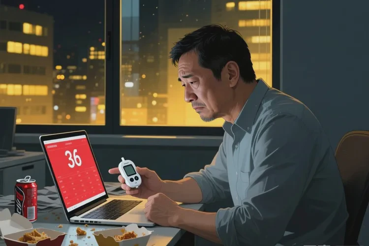 36歲空腹血糖19點(diǎn)5是怎么回事(圖1)