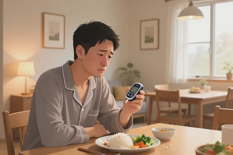 36岁晚餐血糖13点4是怎么回事(图1)