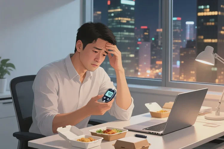 36岁晚餐血糖23.9是怎么回事(图1)