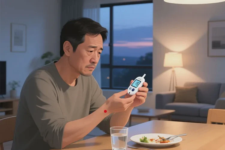 36岁晚餐血糖27.5是怎么回事(图1)