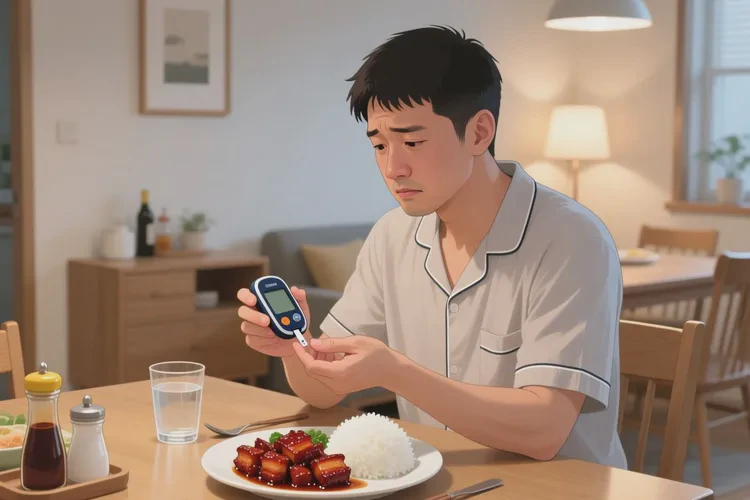 36歲晚餐血糖20.7是怎么回事(圖1)