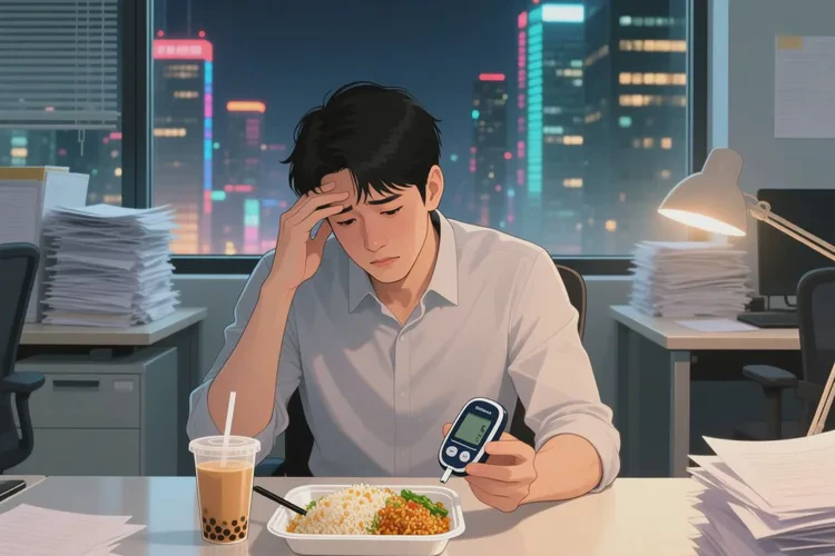 36岁晚餐血糖26.1是怎么回事(图1)