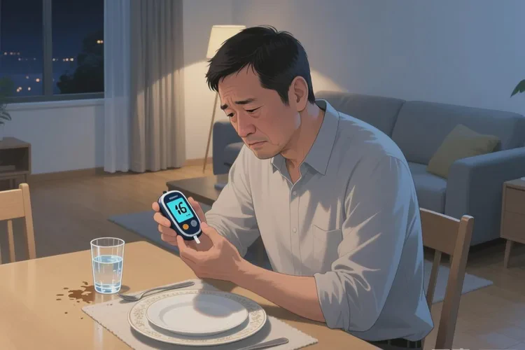 36歲晚餐血糖21.2是怎么回事(圖1)