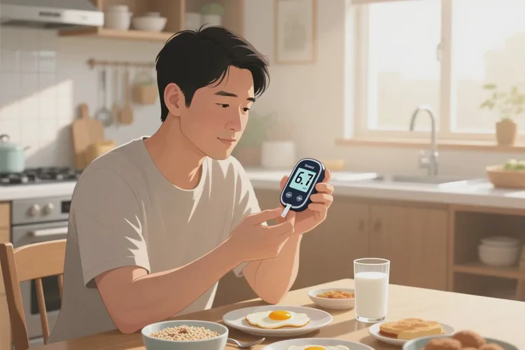 36岁早餐血糖6点7是怎么回事(图1)