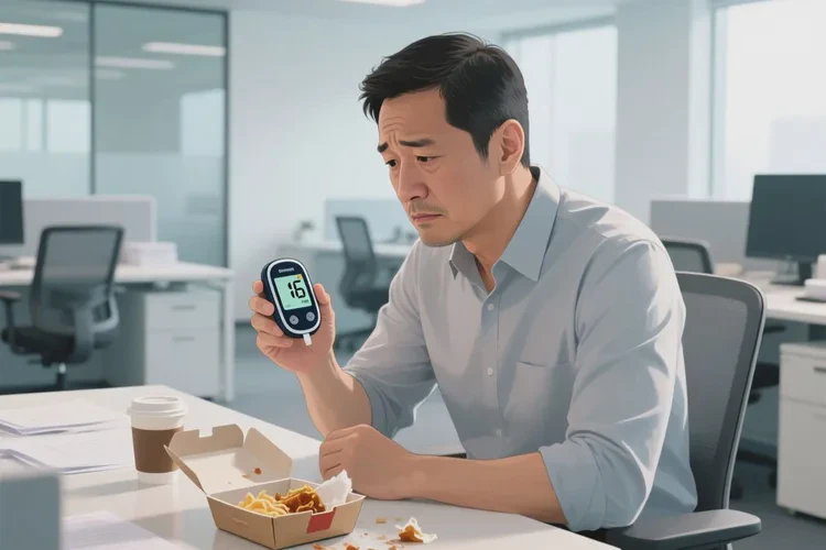 36岁中餐血糖12.5是怎么回事(图1)