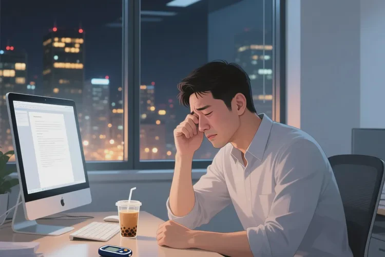 36岁晚上血糖8点6是怎么回事(图1)