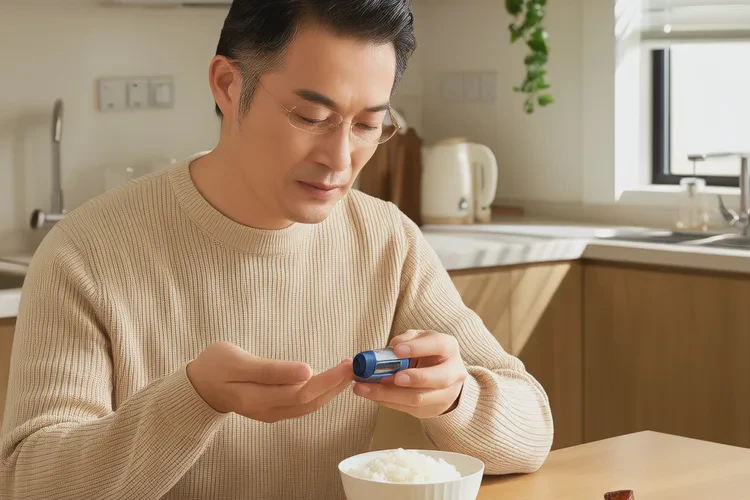 44岁中餐血糖15.7是怎么回事(图1)